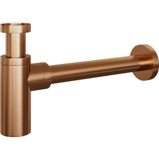 👉 Brauer Copper Edition wastafelsifon geborsteld koper PVD