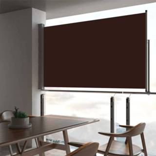 👉 Tuinscherm rood active uittrekbaar 140x300 cm 8719883765853