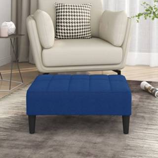 👉 Voetenbank blauw stof active 78x56x32 cm 8720286637005