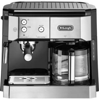 👉 Espressomachine zwart RVS DeLonghi BCO 421.S RVS, Capaciteit koppen: 10 Glazen kan, Met filterkoffie-functie 8004399332423