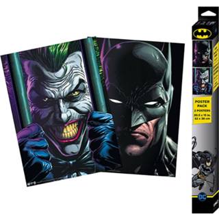 👉 Poster unisex Hoofdmateriaa Papier meerkleurig Batman - und Joker 2er Set Chibi Design 3665361075417