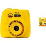 👉 Geheugenkaart gele geel active kinderen baby's B.Duck jd067x kleine eend camera baby selfie met mini games Smart Toy SLR (geel + 32 GB geheugenkaart)