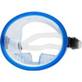👉 Duikbril transparant blauw glas active Golf panoramisch breed veld van visie anti-mist en waterdicht snorkelen gehard masker, maat: One size (transparant blauw)