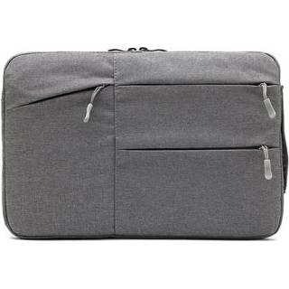 👉 Business laptop grijs polyester active Rits Type Liner Tas, Grootte: 11.6 Inch (lichtgrijs)