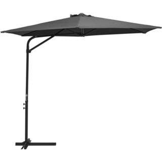 👉 Parasol antraciet active met stalen paal 300x250 cm 8719883763224