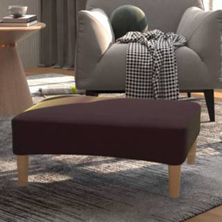 👉 Voetenbank bruin stof active 78x56x32 cm donkerbruin 8720286636381