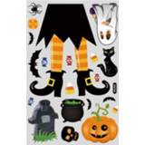 👉 Muursticker active 10 stks Halloween decoratie Statische muurstickers (BQ046 Pompoen)