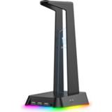 👉 Headset zwart active Onikuma st-2 RGB verlichting houder stand (zwart)