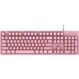 👉 Toetsenbord active Ajazz DKS100 104 toetsen Office Luminous Game Tea Axis mechanisch toetsenbord, kabellengte: 1,5 m (Cherry Blossom Powder)