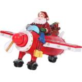 👉 Ornament active Kerst Ornamenten Santa Claus LED Glowing Airplane (vliegtuig)