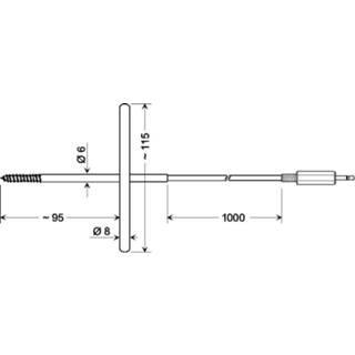 👉 Greisinger GGF 175 Sensor voor diepvriesproducten -70 tot 200 °C Sensortype Pt1000 4058175034517