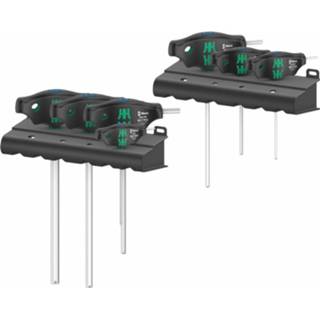 👉 Schroevendraaier Wera Tools 454/7 Hex-Plus HF T-Handle Screwdriver Set - Gereedschapsets 4013288214829