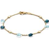 👉 Armband blauwe active Excellent Jewelry Geelgouden met Topaas 8785259690166