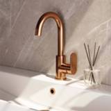 👉 Brauer Copper Edition wastafelkraan hoog - hendel 3 - geborsteld koper PVD