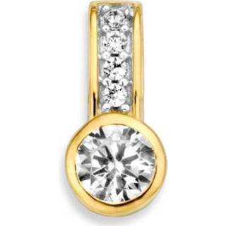 👉 Zirkonia hanger geelgoud active Excellent Jewelry van 8785259692238