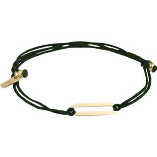 👉 Gevlochten armband groene gouden active Donkergroene met Schakel