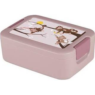 👉 Lunchbox roze Sunware met bentobakje aap / donkerroze 8711112999954 2900083970017