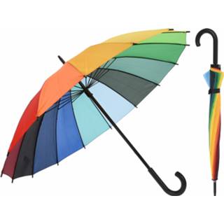 👉 Paraplu 52cm regenboog kleur 8719202248289