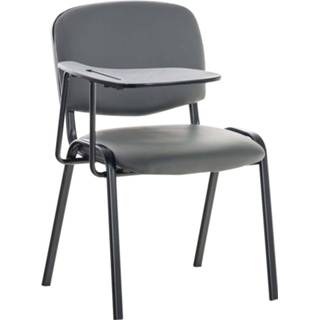 👉 Conferentiestoel active grijs kunstleer Vergader - Fano Z met klaptafel, 8720526151599