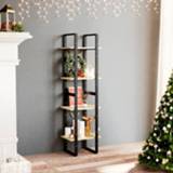 👉 Boekenkast grenenhout active met 4 schappen 40x30x140 cm massief 8720286567128