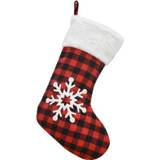 👉 Sock active kinderen Christmas Decoration Socks Gift Candy Bag (Sneeuwvlok)