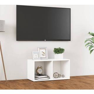 👉 Spaanplaat wit active Tv-meubel 72x35x36,5 cm hoogglans 8720286354391