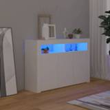 👉 Dressoir wit active met LED-verlichting 115,5x30x75 cm 8720286217474
