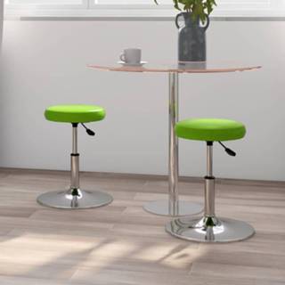 Eetkamerstoel groen kunstleer active Eetkamerstoelen 2 st 8720286514665