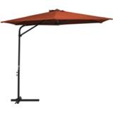 👉 Parasol active met stalen paal 300 cm terracottakleurig 8719883763255