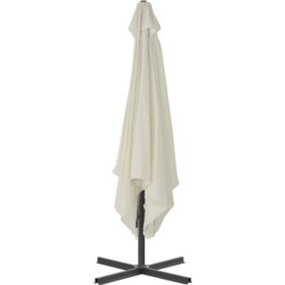 👉 Parasol zandkleurig active met stalen paal 250x250 cm 8718475711346