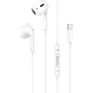 👉 Microfoon wit Hoco In Ear Oordopjes met draad en Lightning - 6931474754684