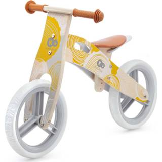 Loop fiets hout unisex geel kinderen Kinderkraft loopfiets Runner 5902533917037