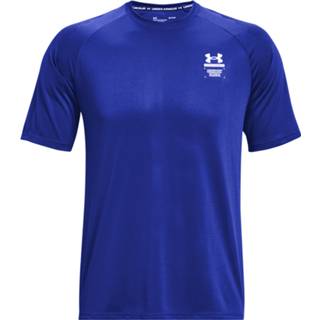 👉 Print T shirt XXL blauw mannen Under Armour T-shirt Heren