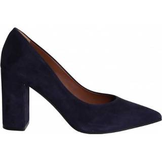 👉 Leder damesschoenen vrouwen blauw Evaluna EL1791 prachtige suède pump van hoge kwaliteit in donker