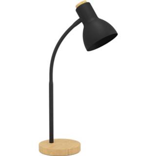 👉 Bureaulamp zwart hout active Eglo Landelijke Veradal met 98831 9002759988319