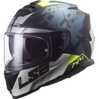 👉 Zilver 2XL active LS2 Ff800 Storm Sprinter M.Black Silver Cobalt 6923221111017