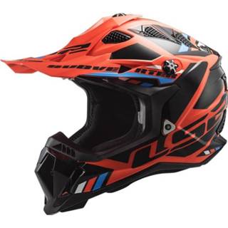 👉 Oranje zwart LS XL active LS2 Mx700 Subverter Stomp Fluo Orange Black 6923221113820