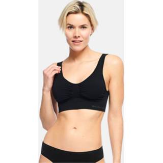 👉 Bamboo Basics Fleur Naadloze Padded BH Zwart