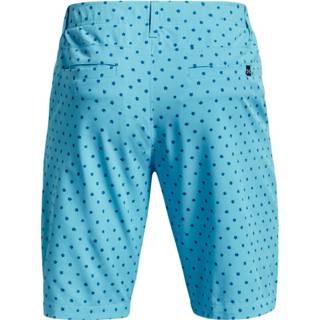 👉 Blauw grijs active UA Drive Bedrukt Short-Fresco / Cruise Halo