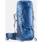 👉 Backpack blauw sl unisex Steel Midnight Deuter Aircontact 50 + 10 4046051113807