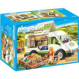 👉 Kunststof Playmobil Country Marktkraamwagen 70134 4008789701343