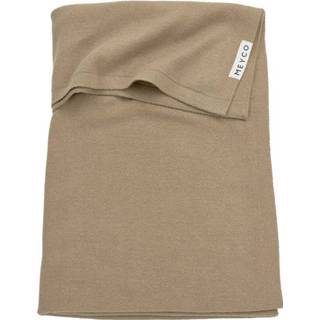 Wiegdeken active Meyco Knit Basic 75x100 cm. - Taupe 4054703733020