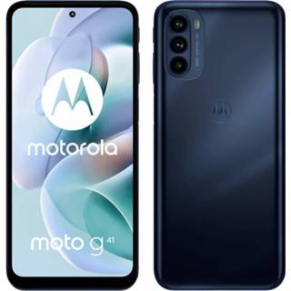 👉 Smartphone zwart Motorola G41 128 GB 16.3 cm (6.43 inch) Android 11 Hybrid-SIM