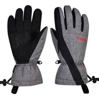 👉 Skihandschoenen zwart grijs m active Boodun Vijfvingerige Winddicht Waterdicht Vinger Touch Screen Houd Warme Handschoenen, Grootte: (Zwart Grijs)