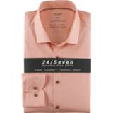 👉 Over hemd zalm OLYMP Level Five 24/Seven Body Fit Overhemd zalm, Effen 4063402964086
