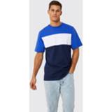 Tall Colour Block T-Shirt, Navy