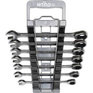 👉 Wiha 44664 Dubbele ringsleutelratelset 9 - 15 mm 4010995446642