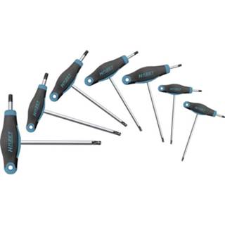 👉 Schroevendraaierset Hazet 829KKT/7 7-delig T-profiel 4000896233014