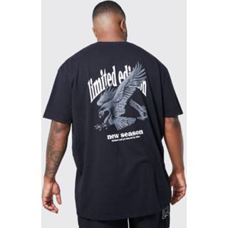 👉 Plus Limited Edition Eagle Print T-Shirt, Black