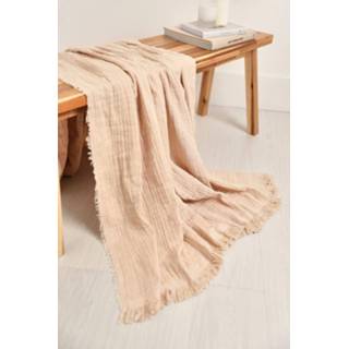 👉 Deken One Size cream Dun Mousseline Dekentje,